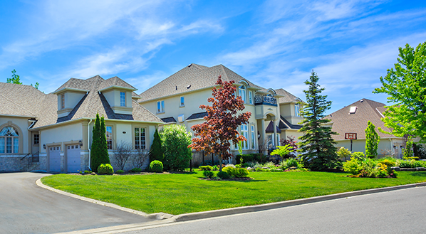 Houses with beautiful front yards